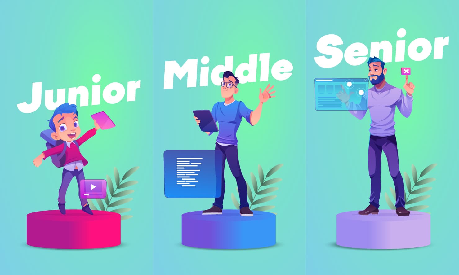 The Difference Between Junior, Middle and Senior Developer